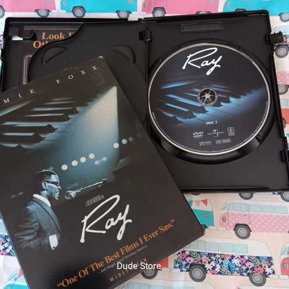 Ray - Extended Widescreen Edition - 2-Disc DVD Set - Jamie Foxx - 2005 - Picture 3 of 4